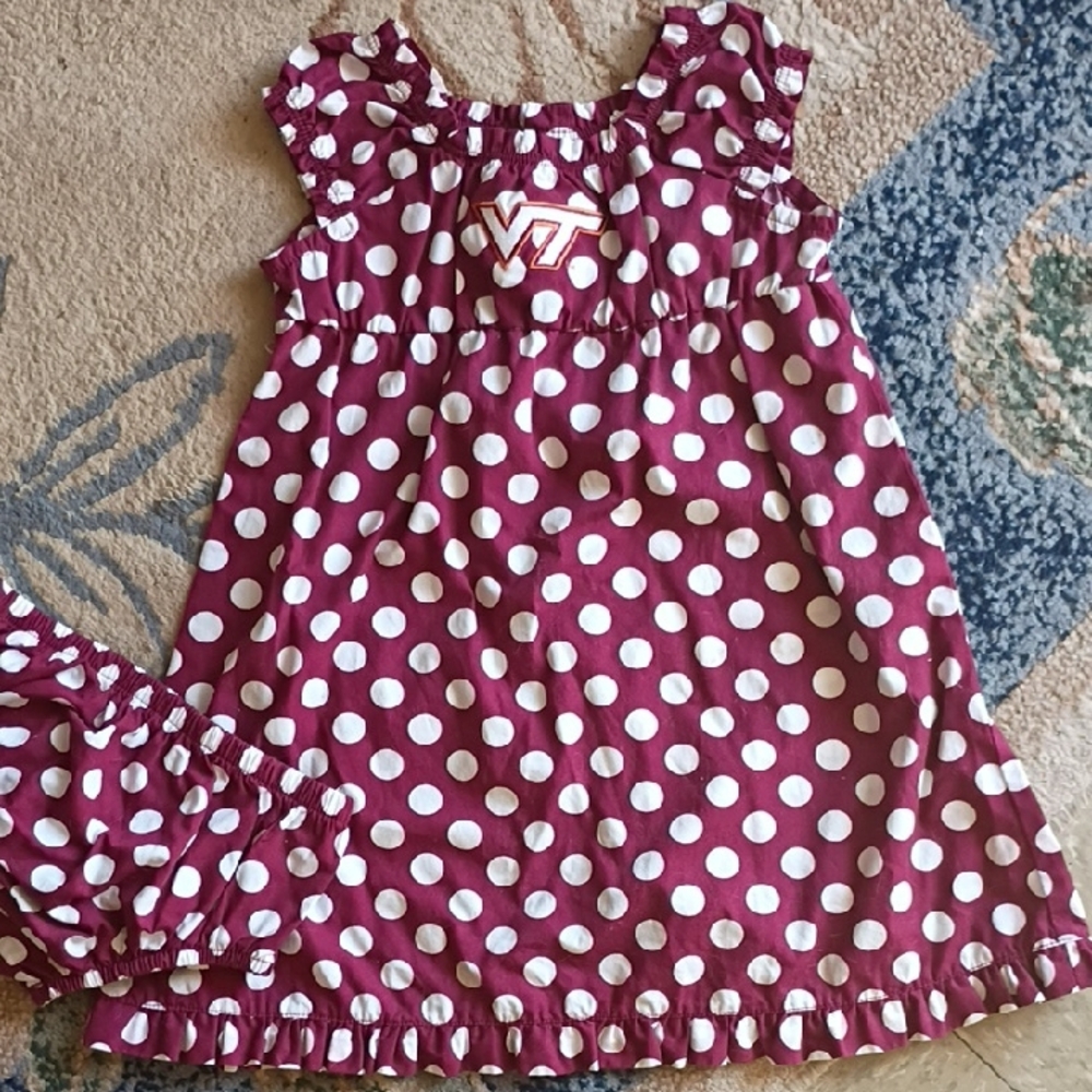 Polka Dot Kids Casual Dress